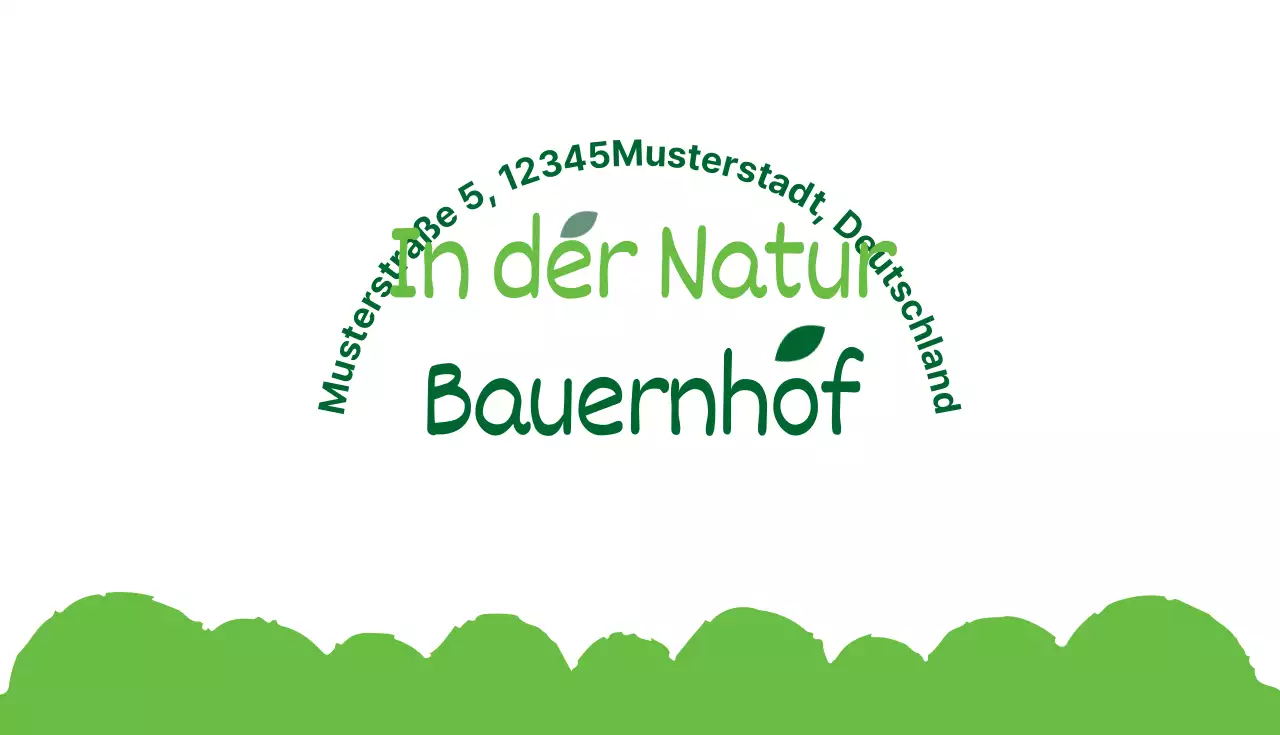 Bauernhof in der Natur