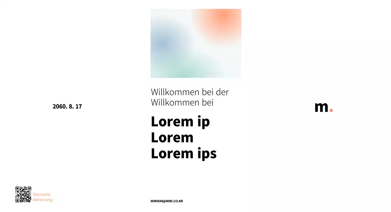 Einfacher Gradient zur Geschäftsorientierung