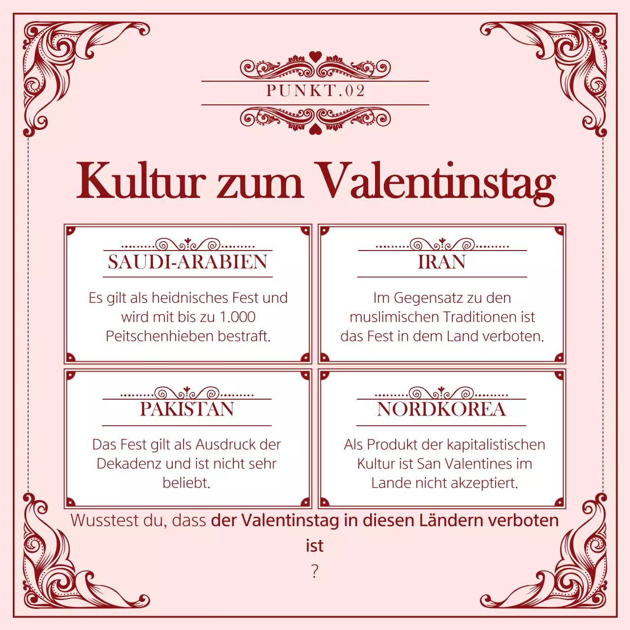 Frame Concept Valentinstag Ein-Tages-Kurs