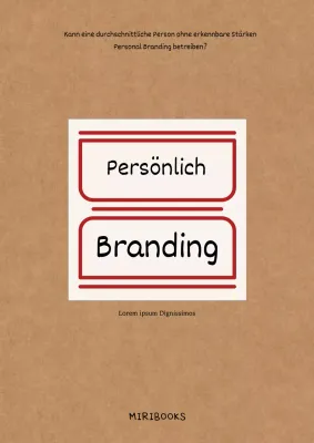 Brauner Kraftkarton mit Branding