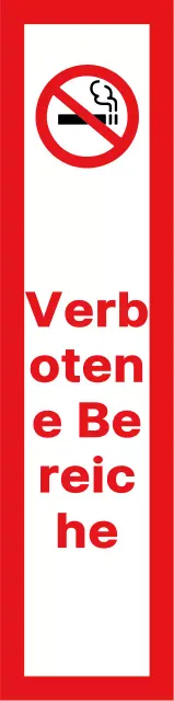 Rot und schwarz einfache Textausrichtung Layout-Stil Keine Informationen zum Rauchen