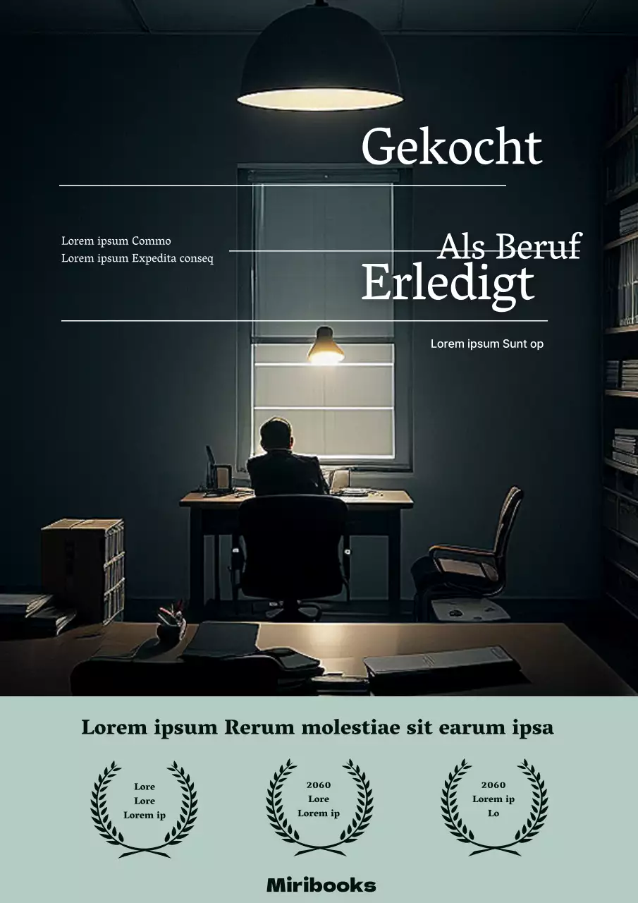 Einband eines Selbsthilfebuchs mit dunklen Illustrationen