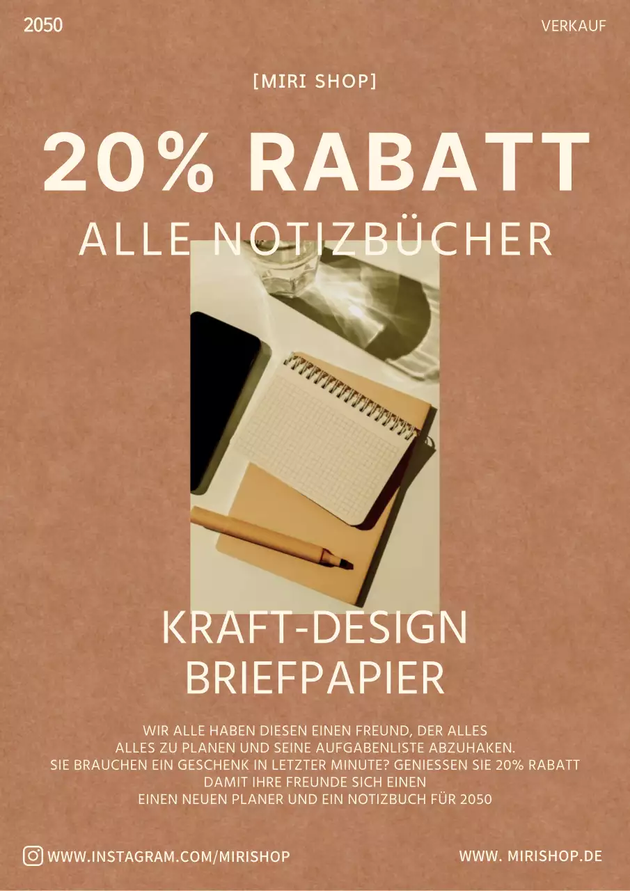 Kraft-Foto-Poster