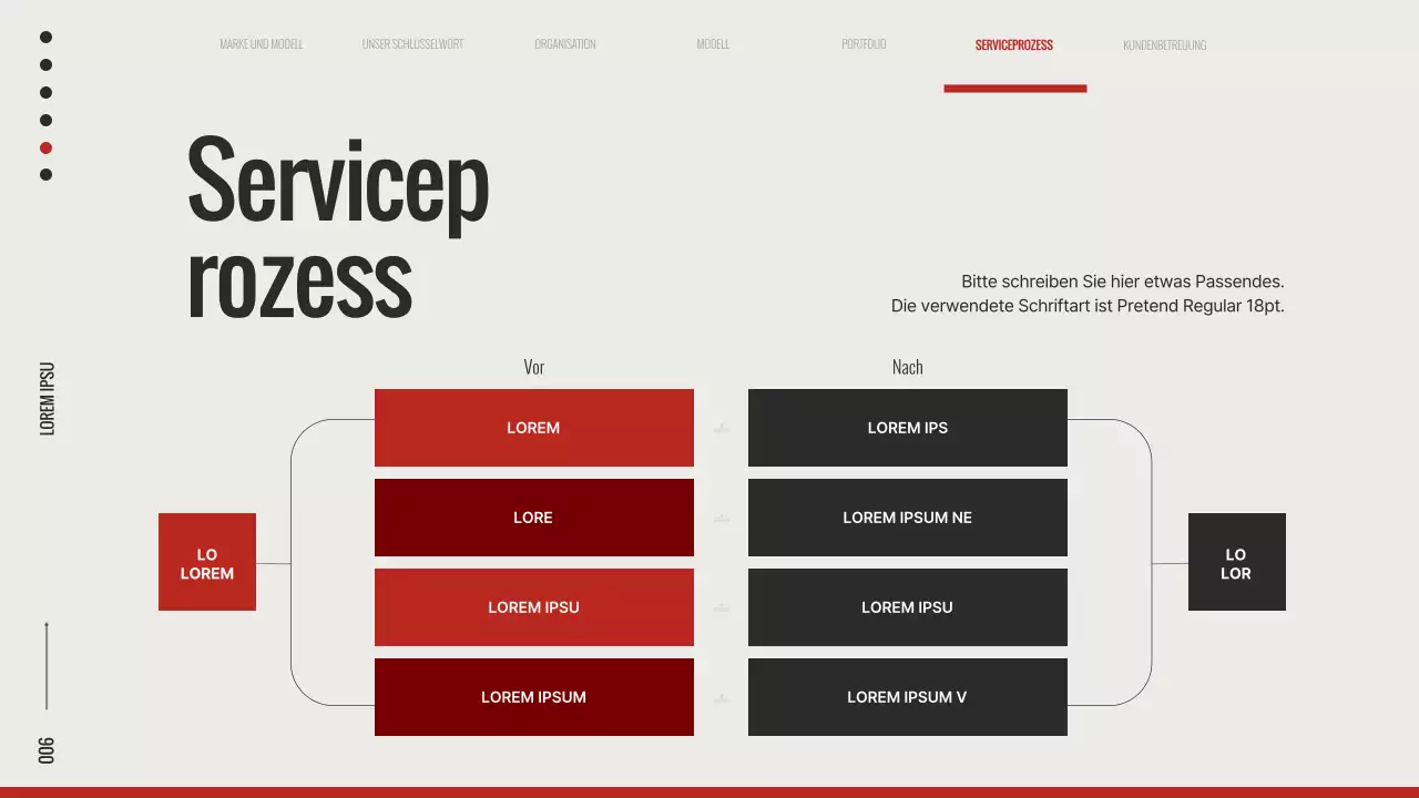 Trendiger Markenmodell-Slip in Rot und Weiß