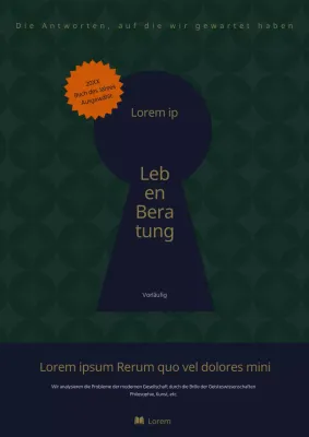 Grünes marineblaues geisteswissenschaftliches Buchcover