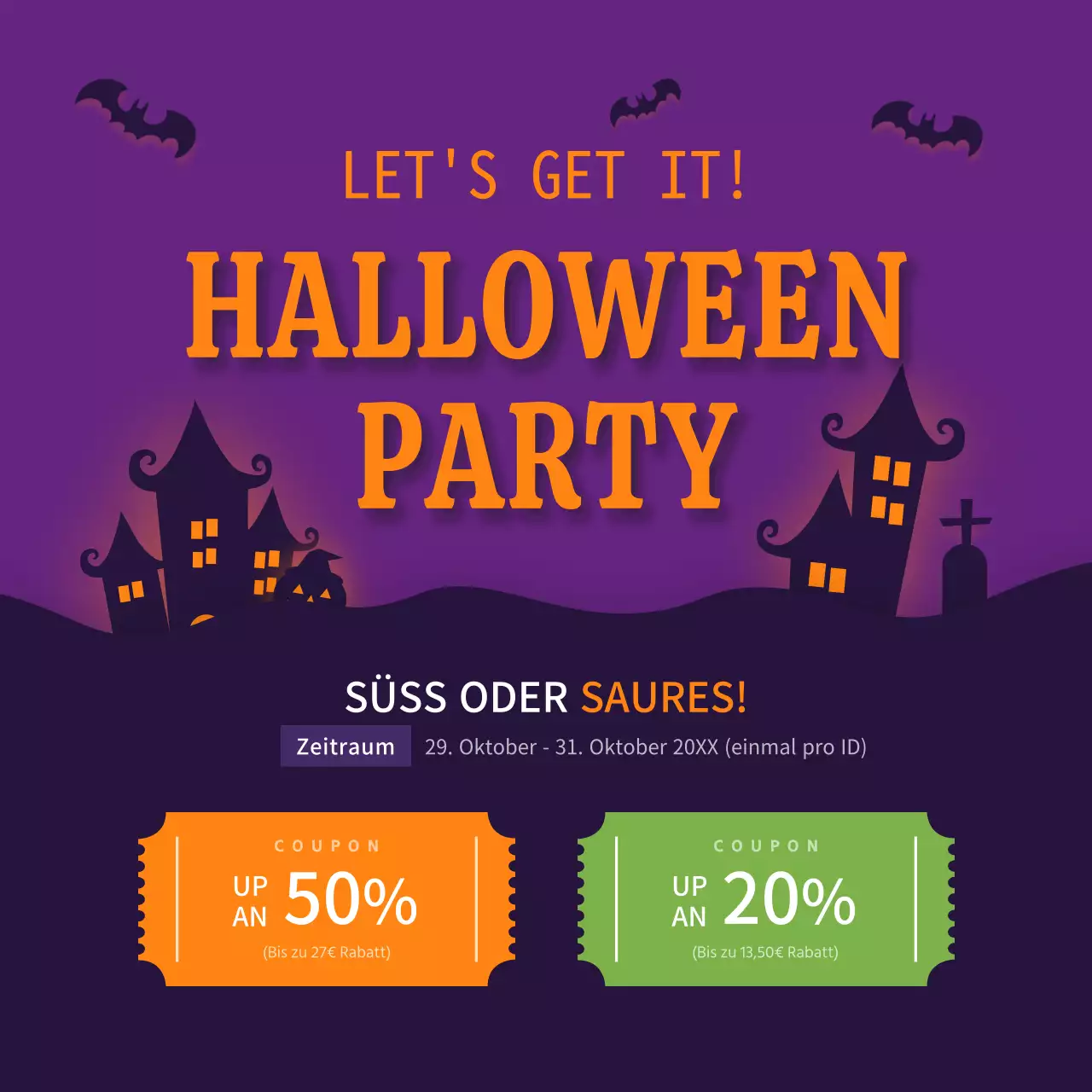 Halloween-Gutscheine