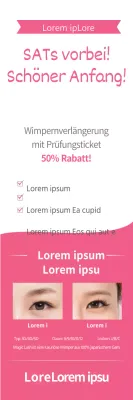 Veranstaltungen zur Wimpernverlängerung