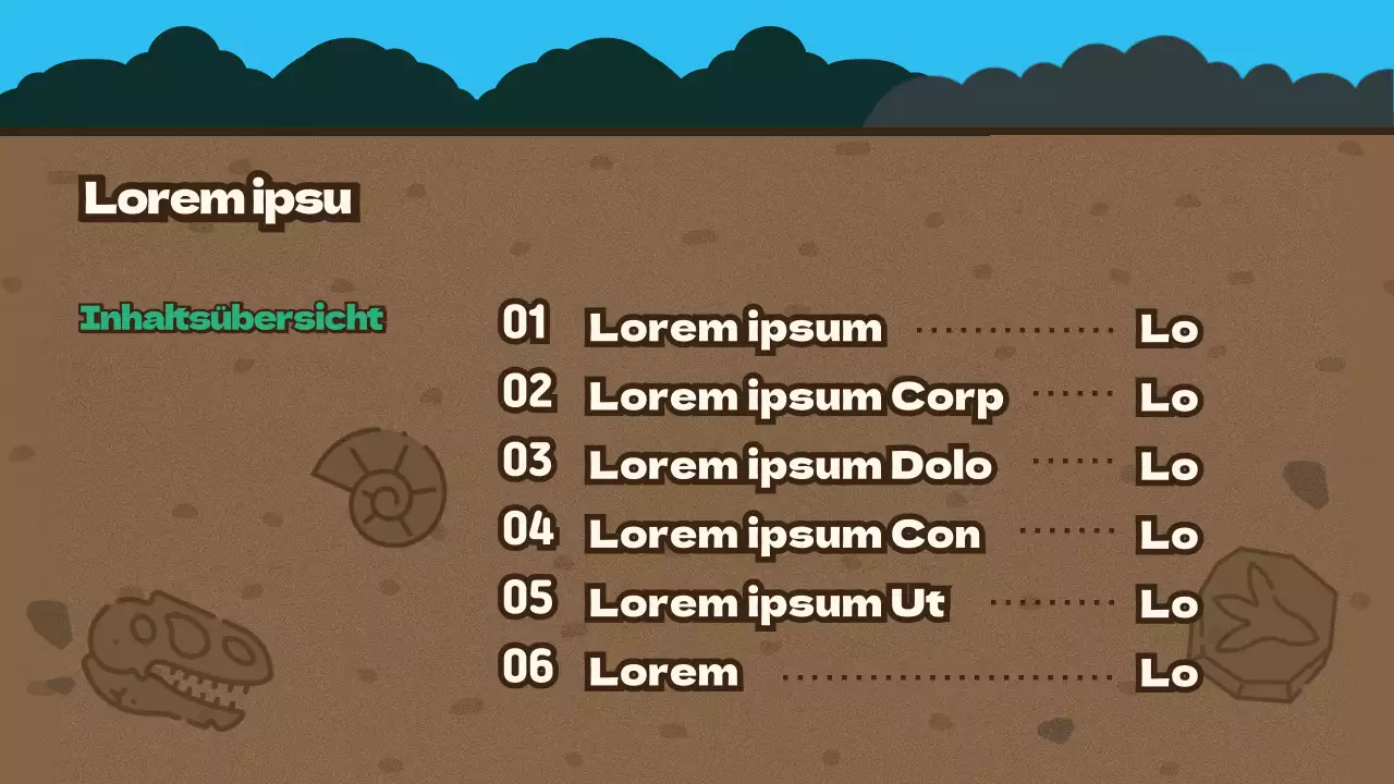 Brown Exploration Team Konzept Cute Dinosaurier Illustration Wissenschaft Zeit