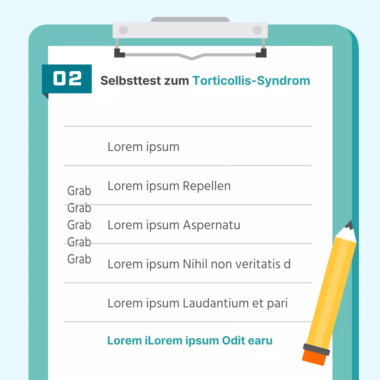 Minze einfache Schildkröte Hals-Syndrom Krankenhaus WerbekarteNews