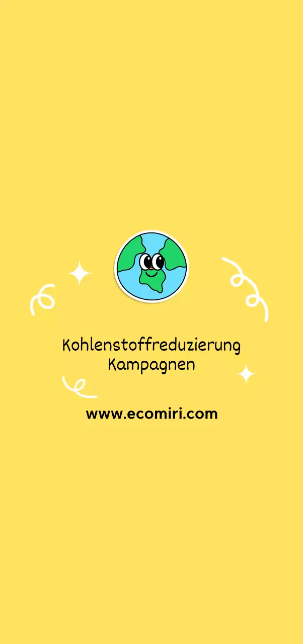 Niedliche gelbe Umweltillustration für die Save the Planet-Kampagne