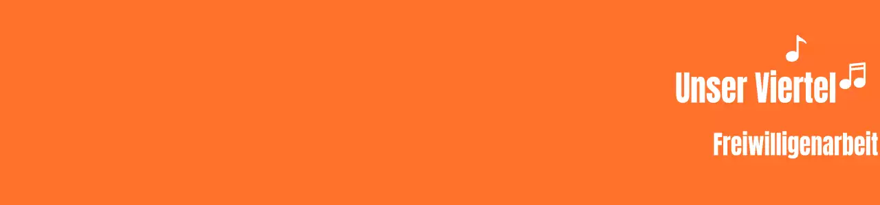 Rhythmischer Textlogostil in Orange und Weiß Freiwilligenorganisation