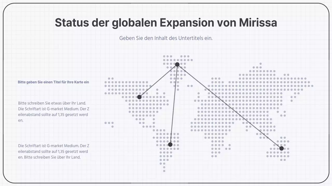 Einfaches Konzeptdiagramm in Marineblau und Schwarz