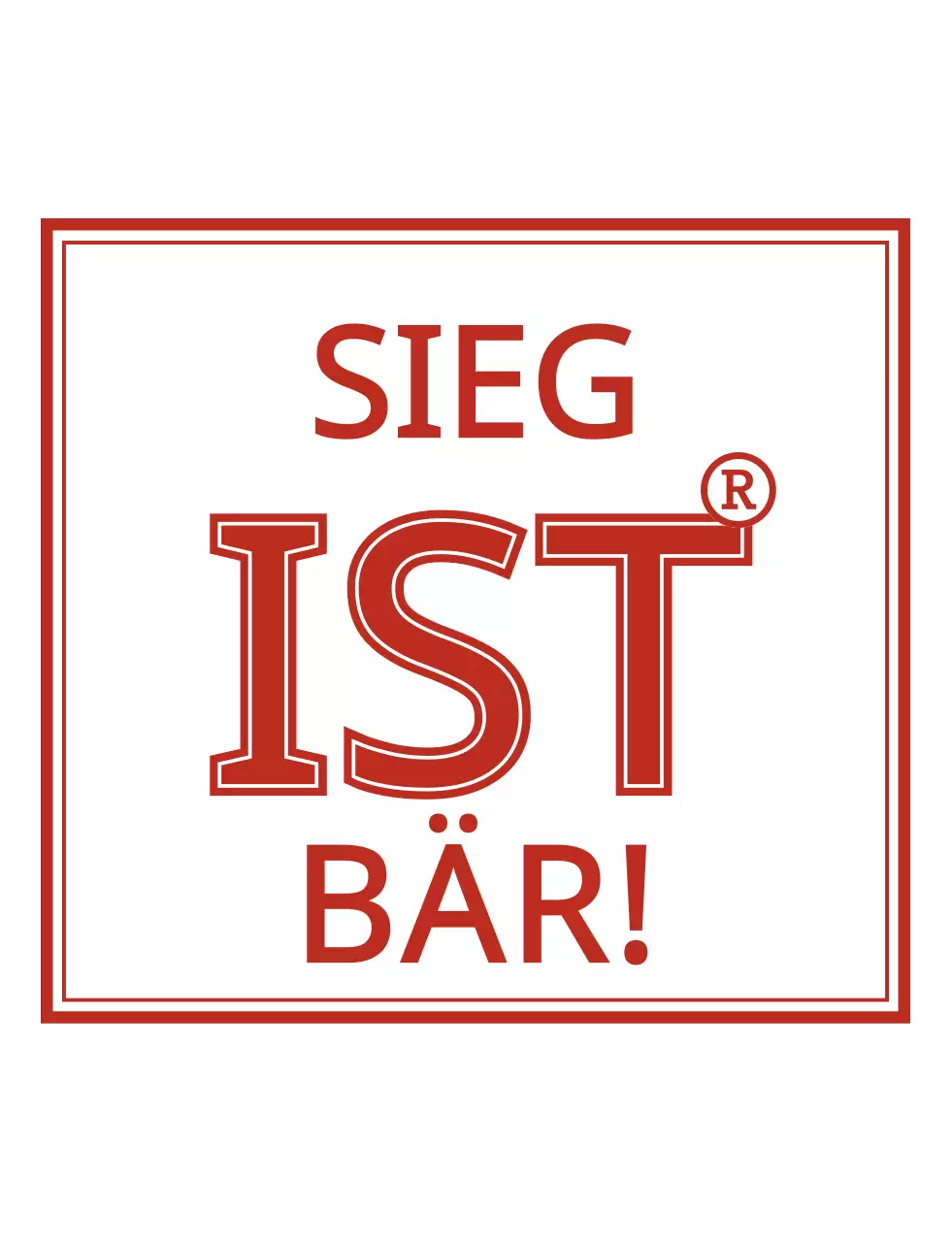 Einfach und hip Konzept Gruppe T-Shirt in rot und weiß