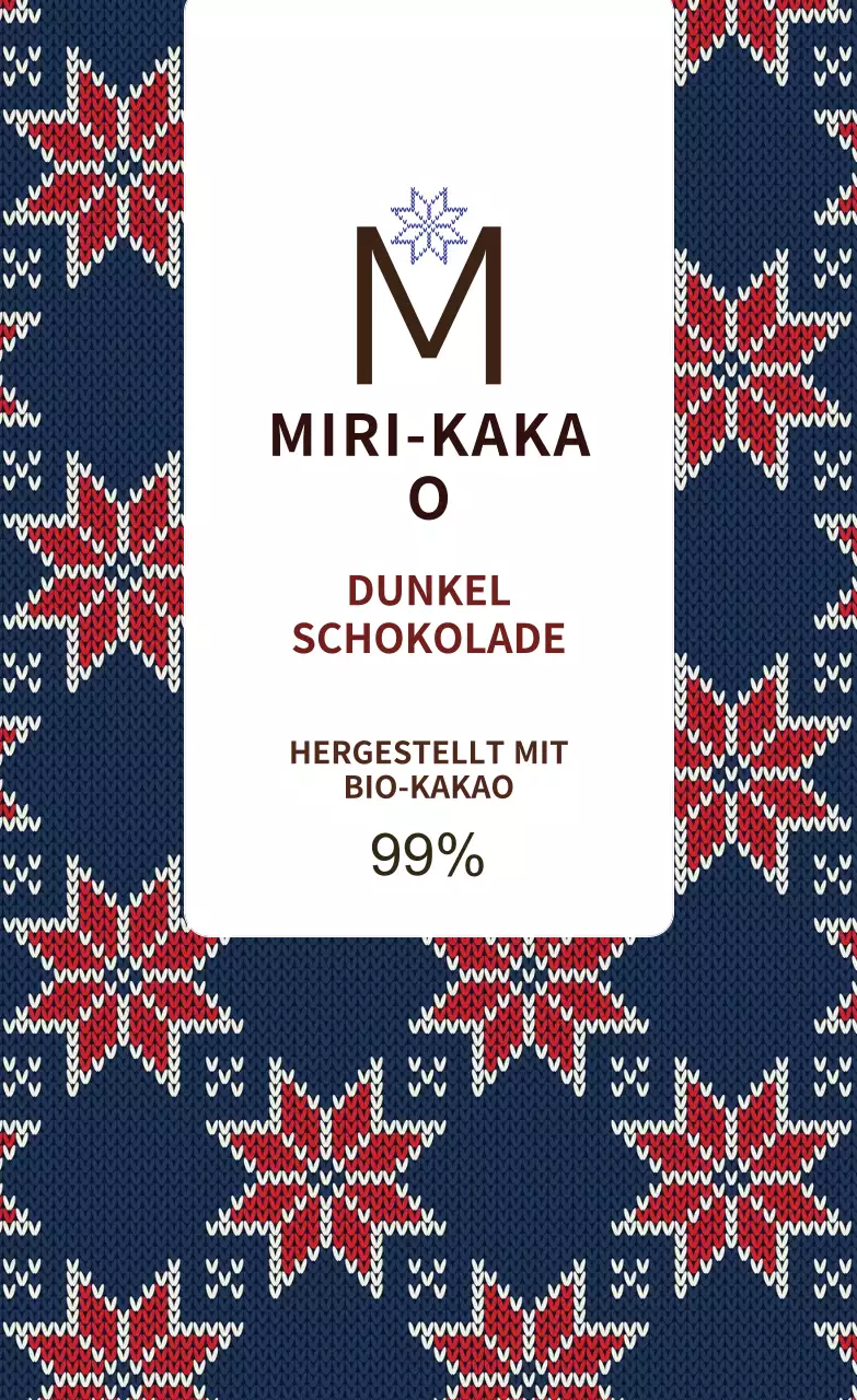 Marineblau-rotes Schneeflockenmuster Diffusor-Etikett