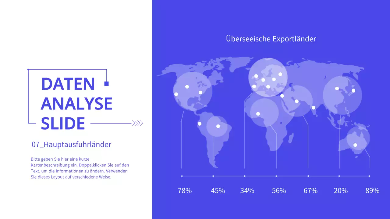 Blauer und weißer sauberer Geschäftsplan Firmenpräsentation PPT