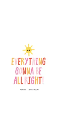 Ein farbenfroher, klobiger, niedlicher Stil, um für Ihr Café zu werben