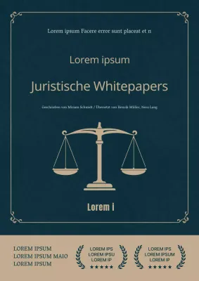 Eine einfache, marineblaue Interpretation des Gesetzes