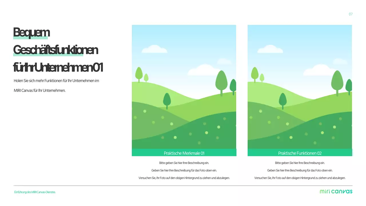 Einfaches Firmenprofil