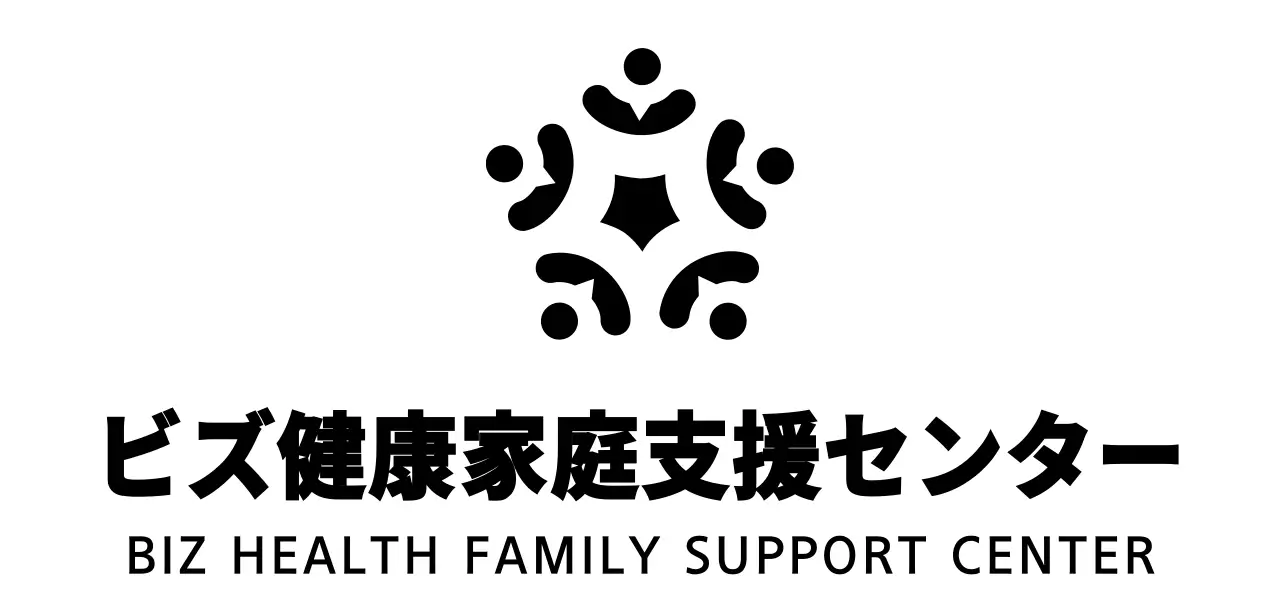 すっきりしたシンボルのロゴスタイル 家庭支援センター情報案内及び広報用