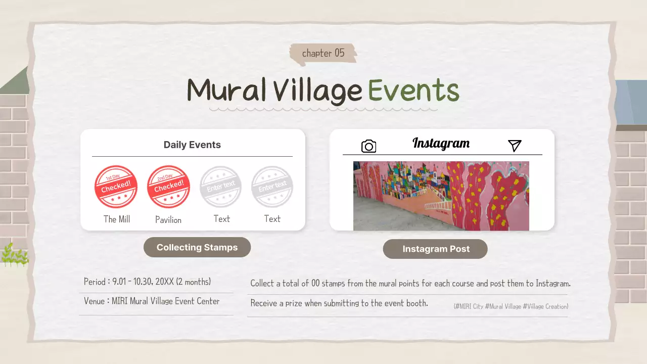 베이지톤의 감성적인 벽화마을 프로젝트 기획서