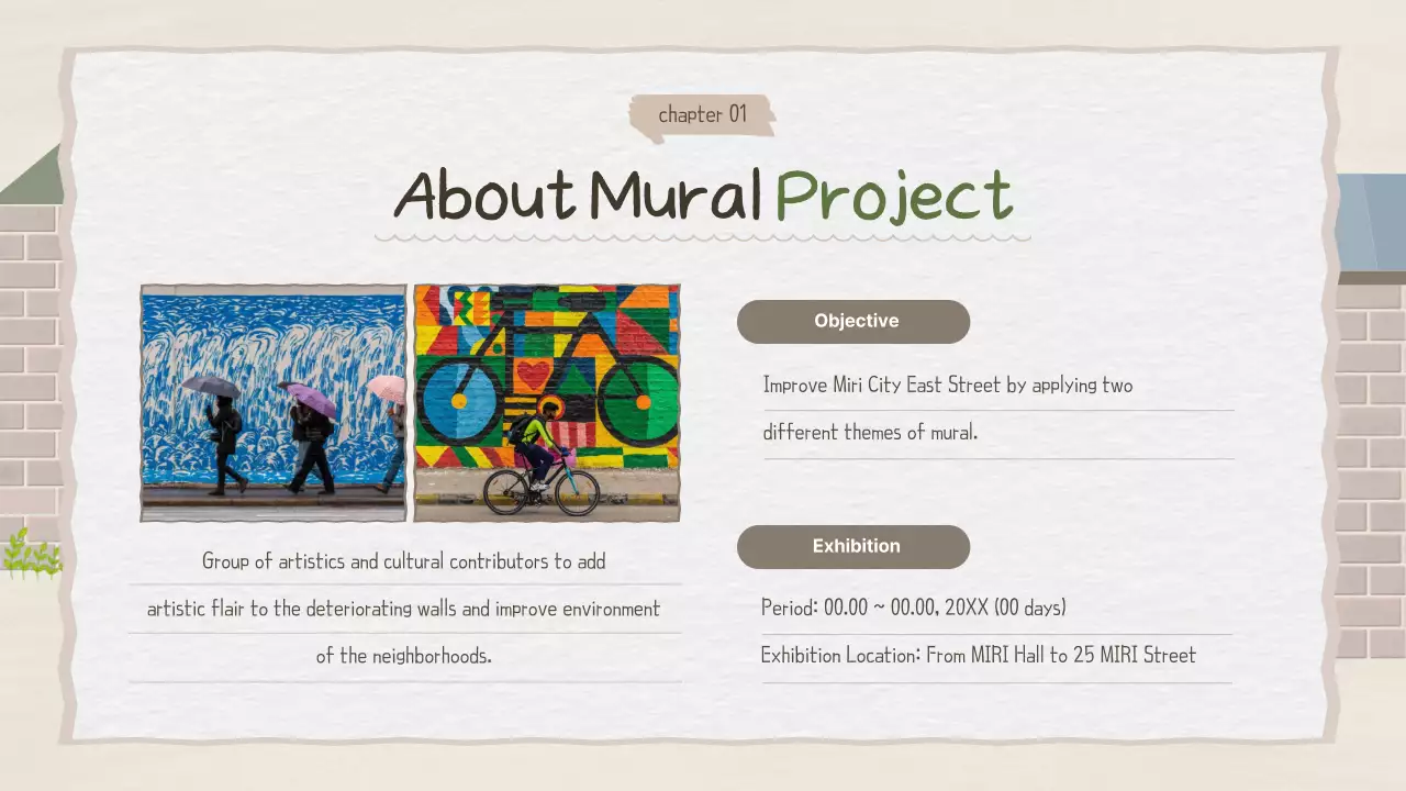 베이지톤의 감성적인 벽화마을 프로젝트 기획서