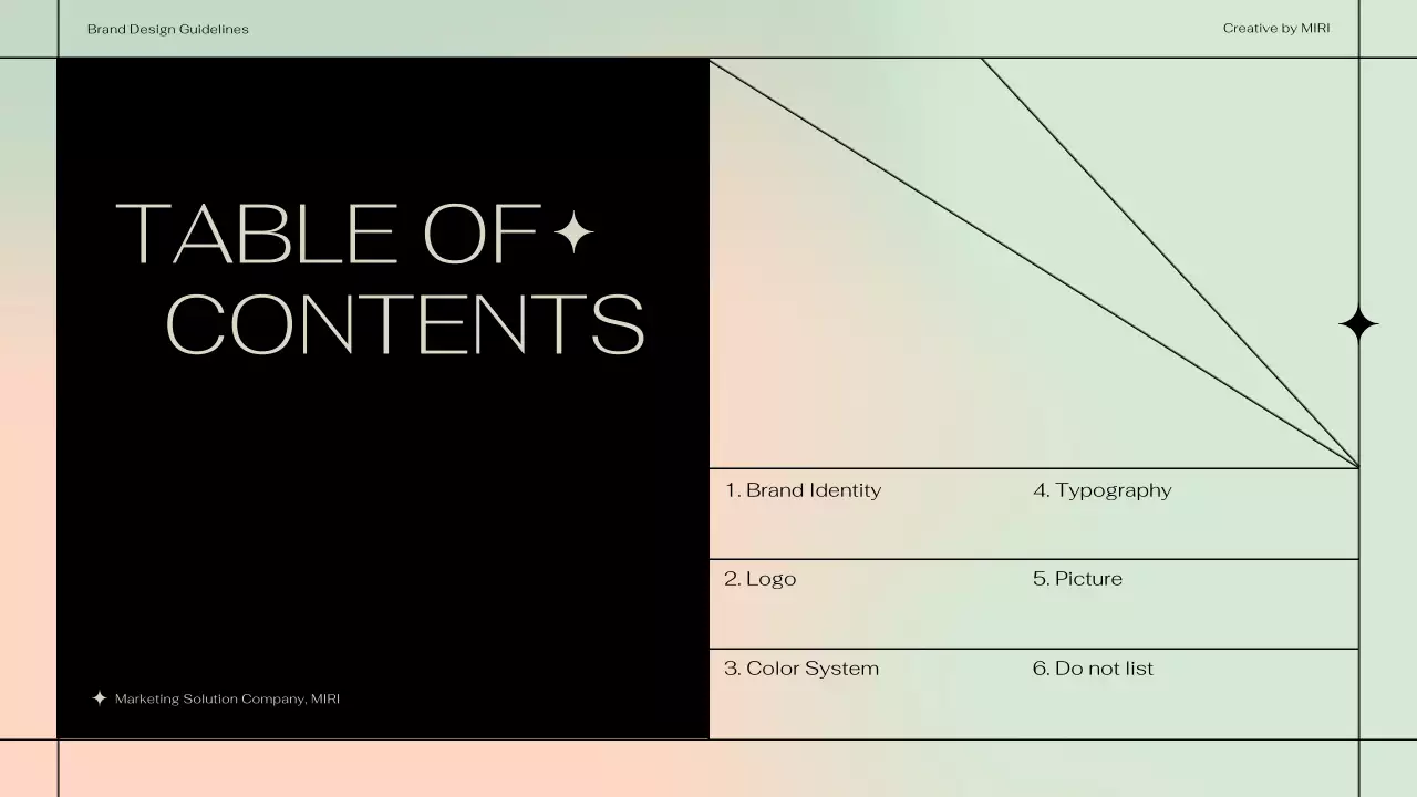 ミント モダン デザイン ドキュメント プレゼンテーション