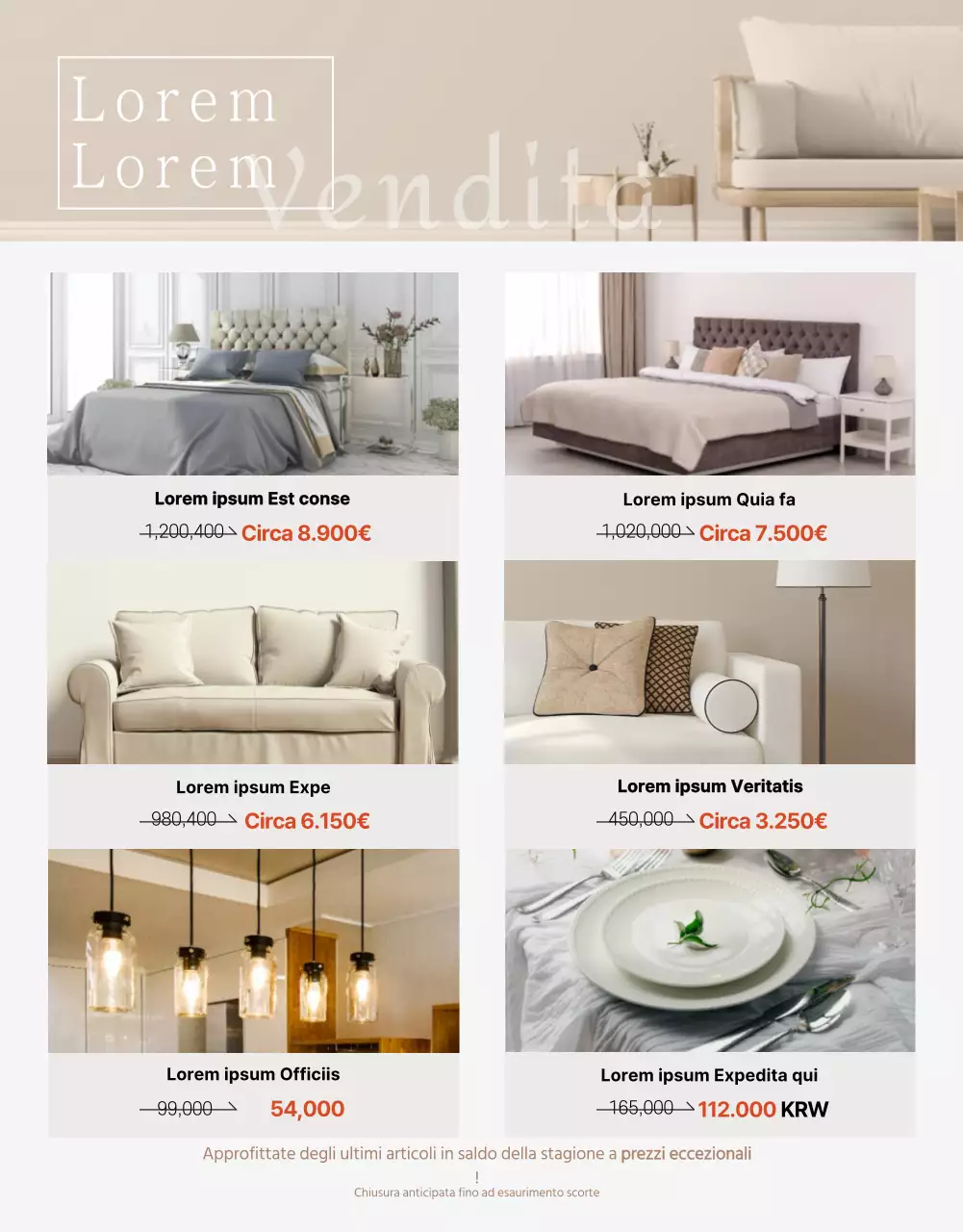 Settimana del matrimonio in beige