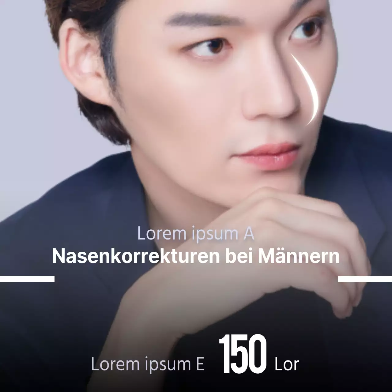 Männliches Makeover-Event