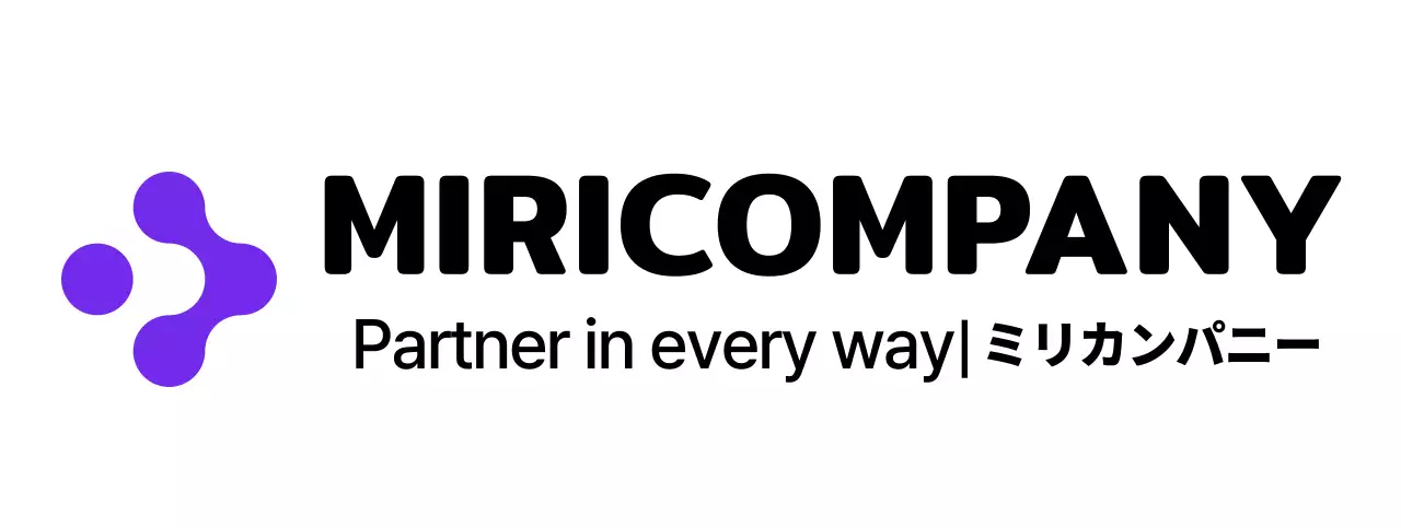 紫と黒のすっきりとしたシンプルな会社シンボルマークのロゴマーク-会社販促用