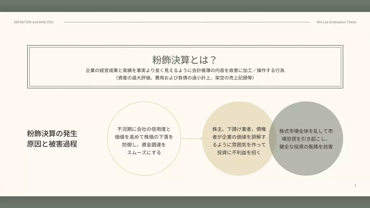 グレー シンプル 学術 プレゼンテーション