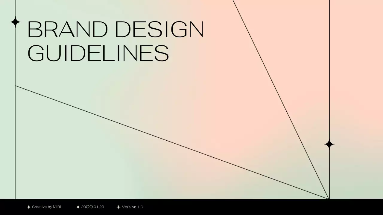 ミント モダン デザイン ドキュメント プレゼンテーション