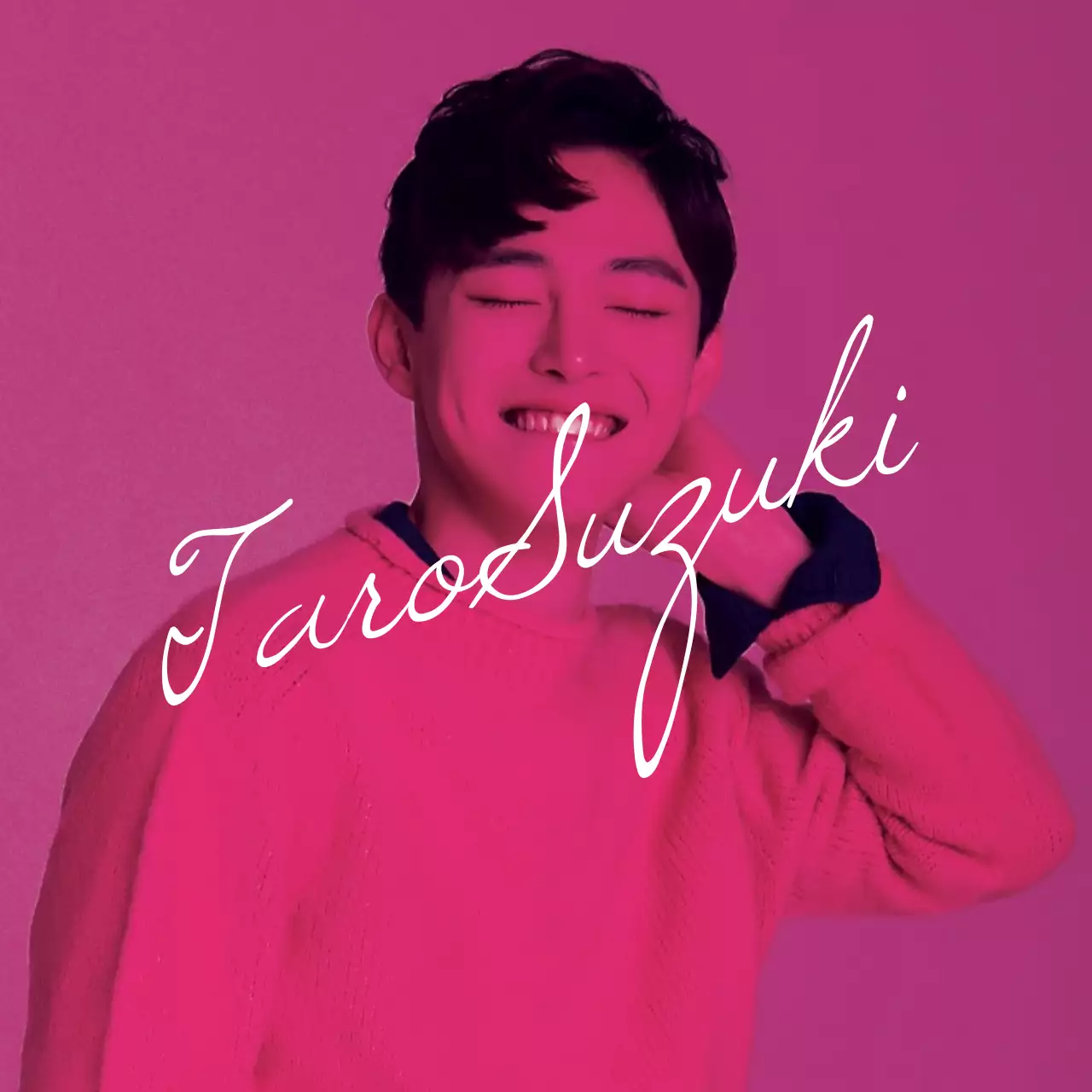 ピンク オシャレ ポートレート 名刺 ファンシーバナー