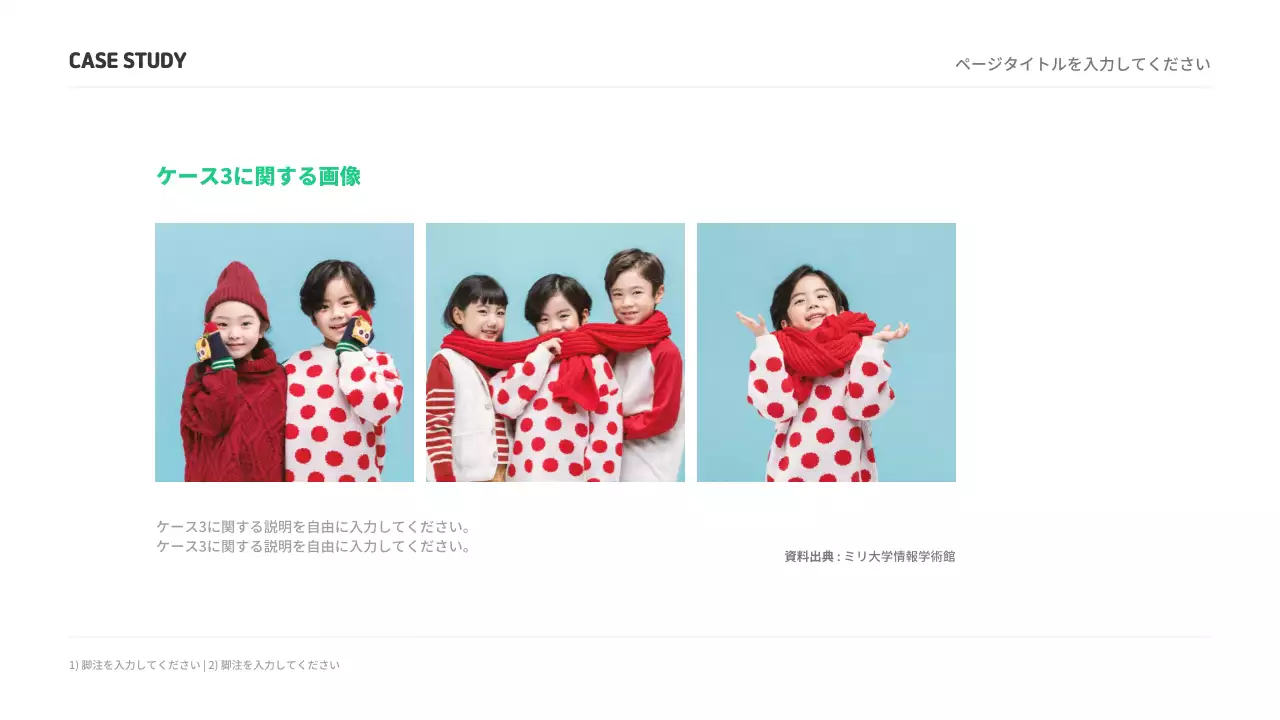 市場調査プレゼンテーション