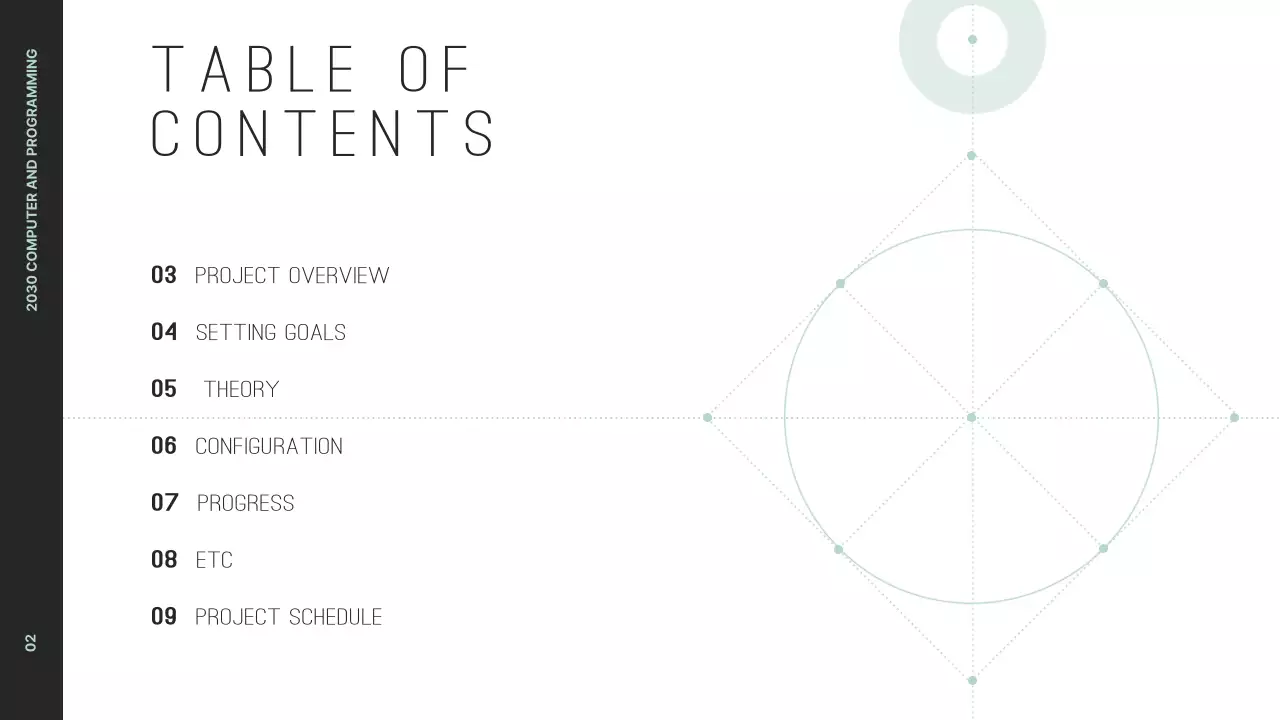 黒 モダン コンピュータ 企画書 プレゼンテーション