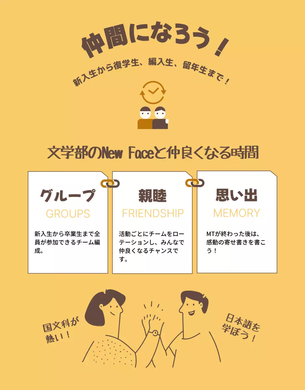 茶色 楽しい 旅行 ポスター 詳細ページ