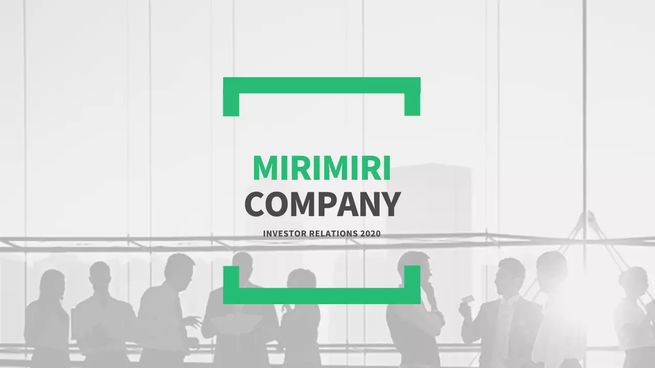 緑 モダン ビジネス 資料 プレゼンテーション