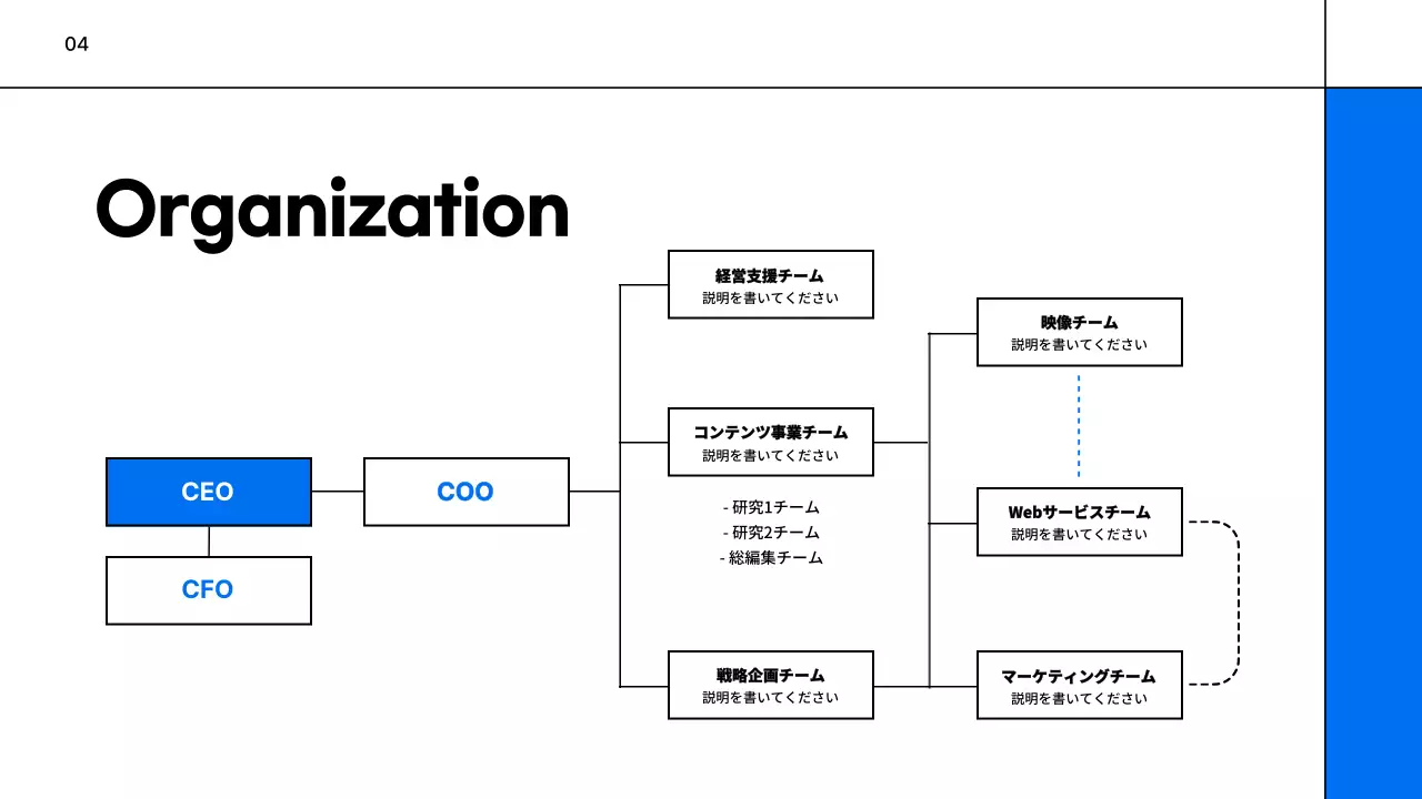 青 シンプル 教育 プレゼンテーション