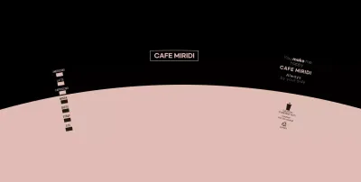 black pink clean symbol cafe