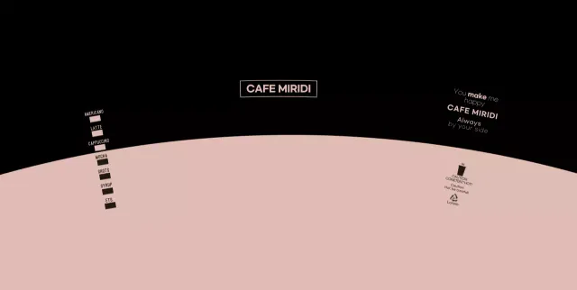 black pink clean symbol cafe