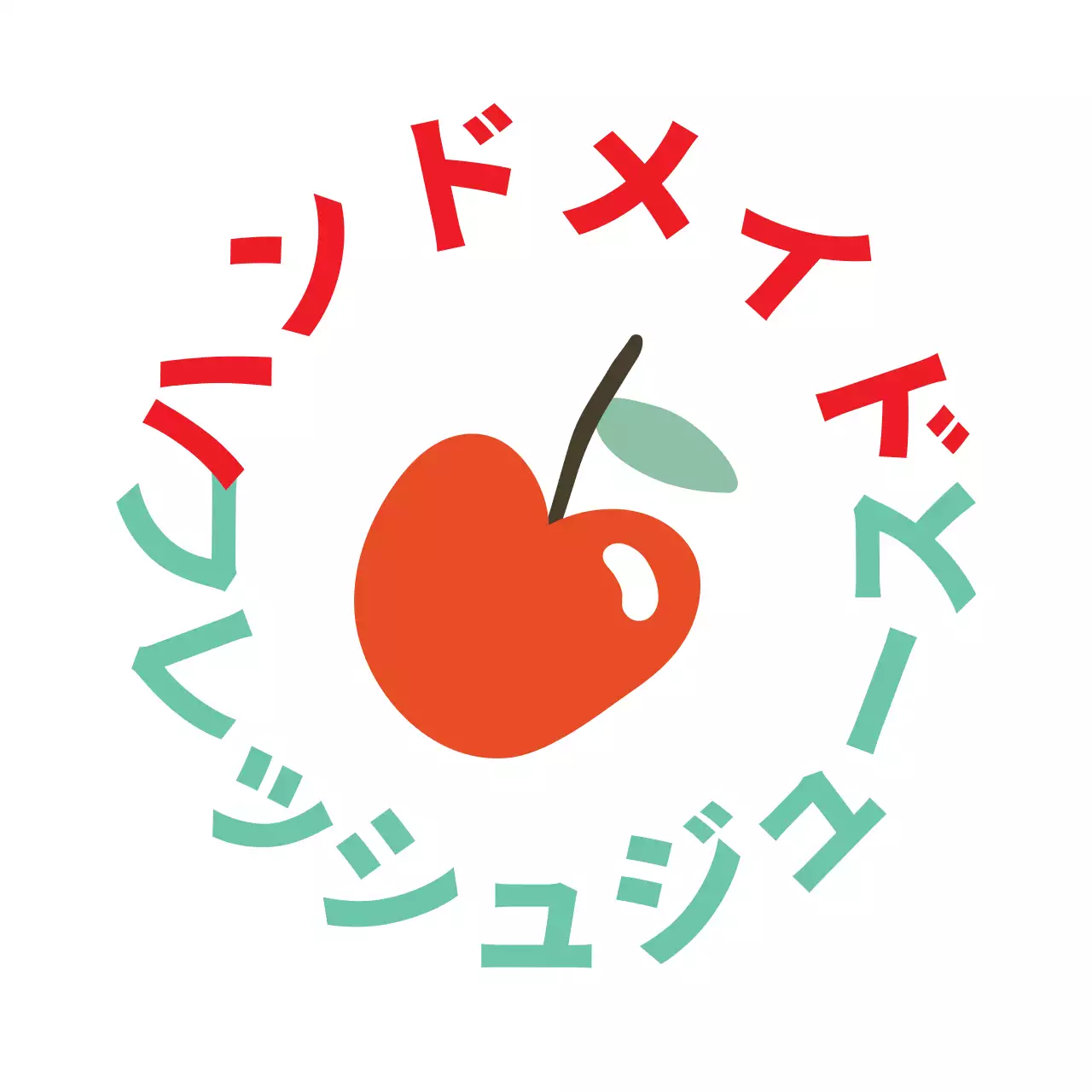 白背景のシンプルなイラストジュースラベル