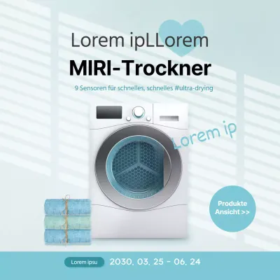 Einfache Geräte in Hellblau