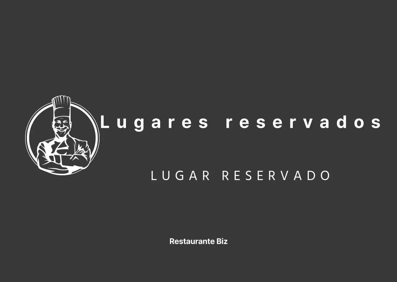 Reservas de restaurantes a preto e branco, com linhas simples