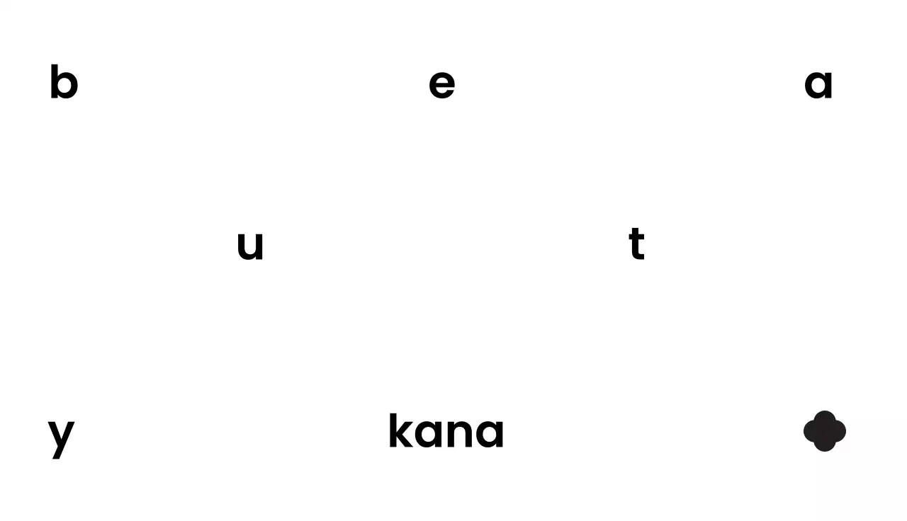 白黒 シンプル ビューティー 名刺
