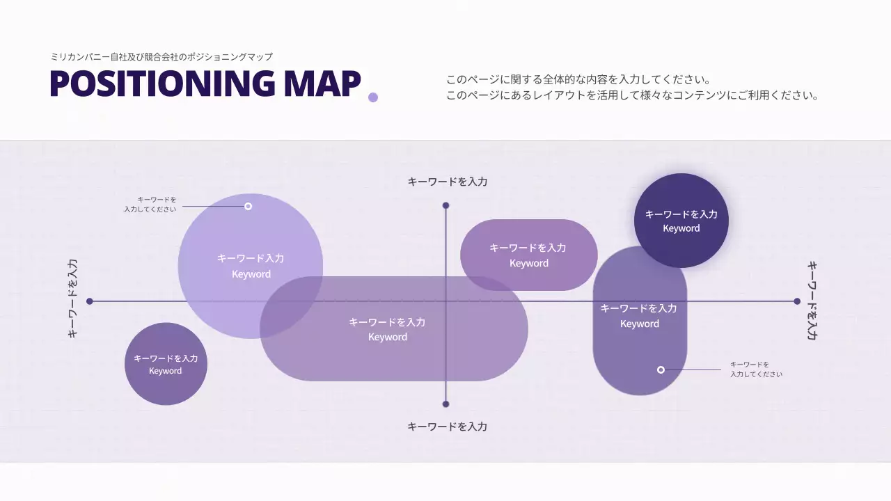 紫 モダン マーケティング 計画書 インフォグラフィック