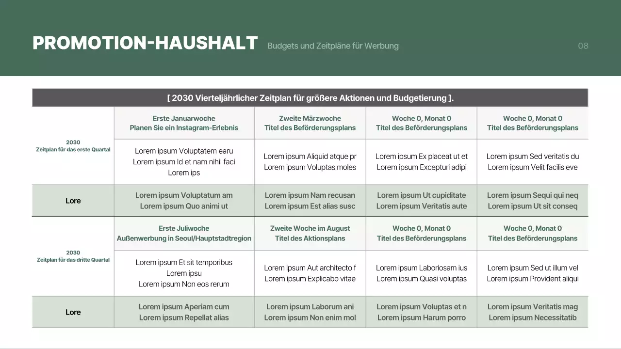 Präsentation eines grün gefärbten, naturnahen veganen Kosmetikproduktpitches