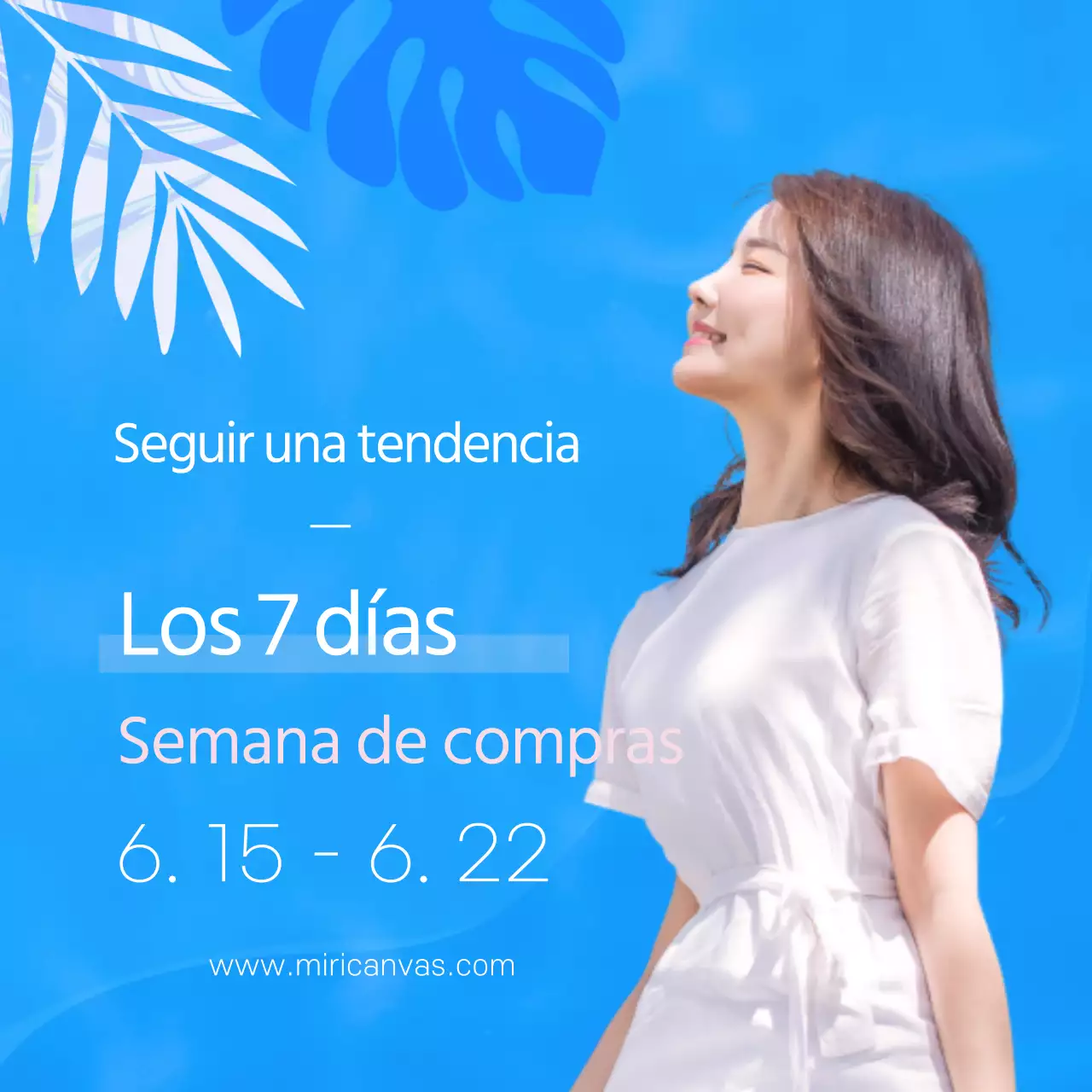 Azul cielo Verano Semana de los 7 días de compras Tendencias de la moda femenina Escapada de vacaciones al mar