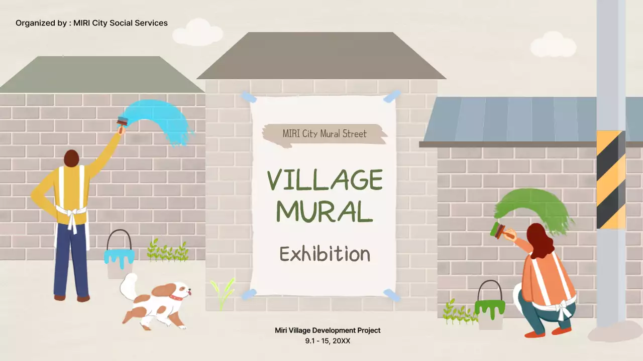 베이지톤의 감성적인 벽화마을 프로젝트 기획서