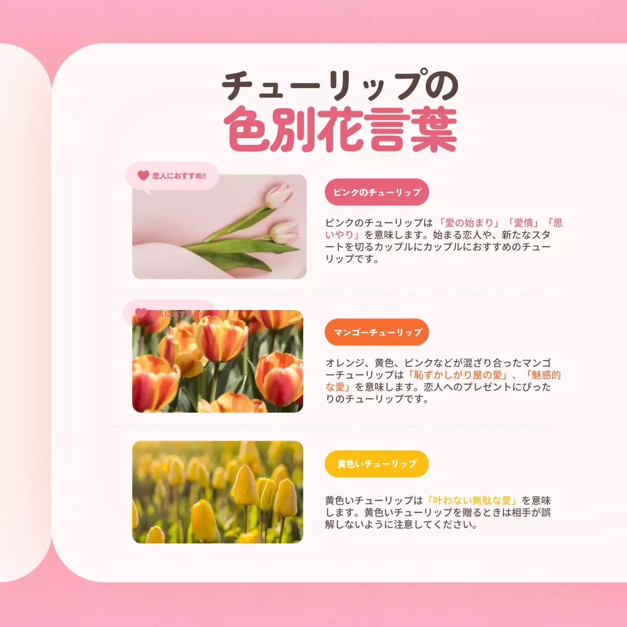 ピンク かわいい 花 カタログ Instagram カルーセル