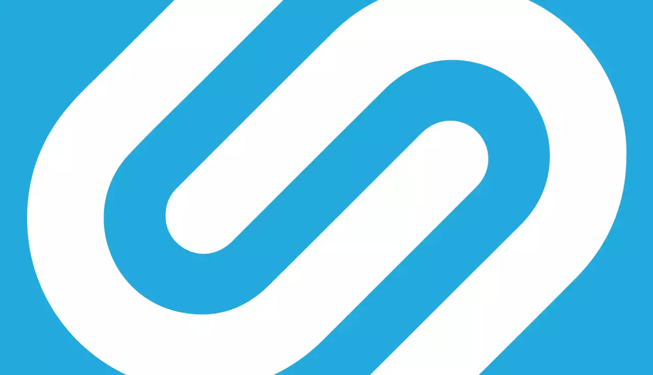 青 シンプル ビジネス 名刺