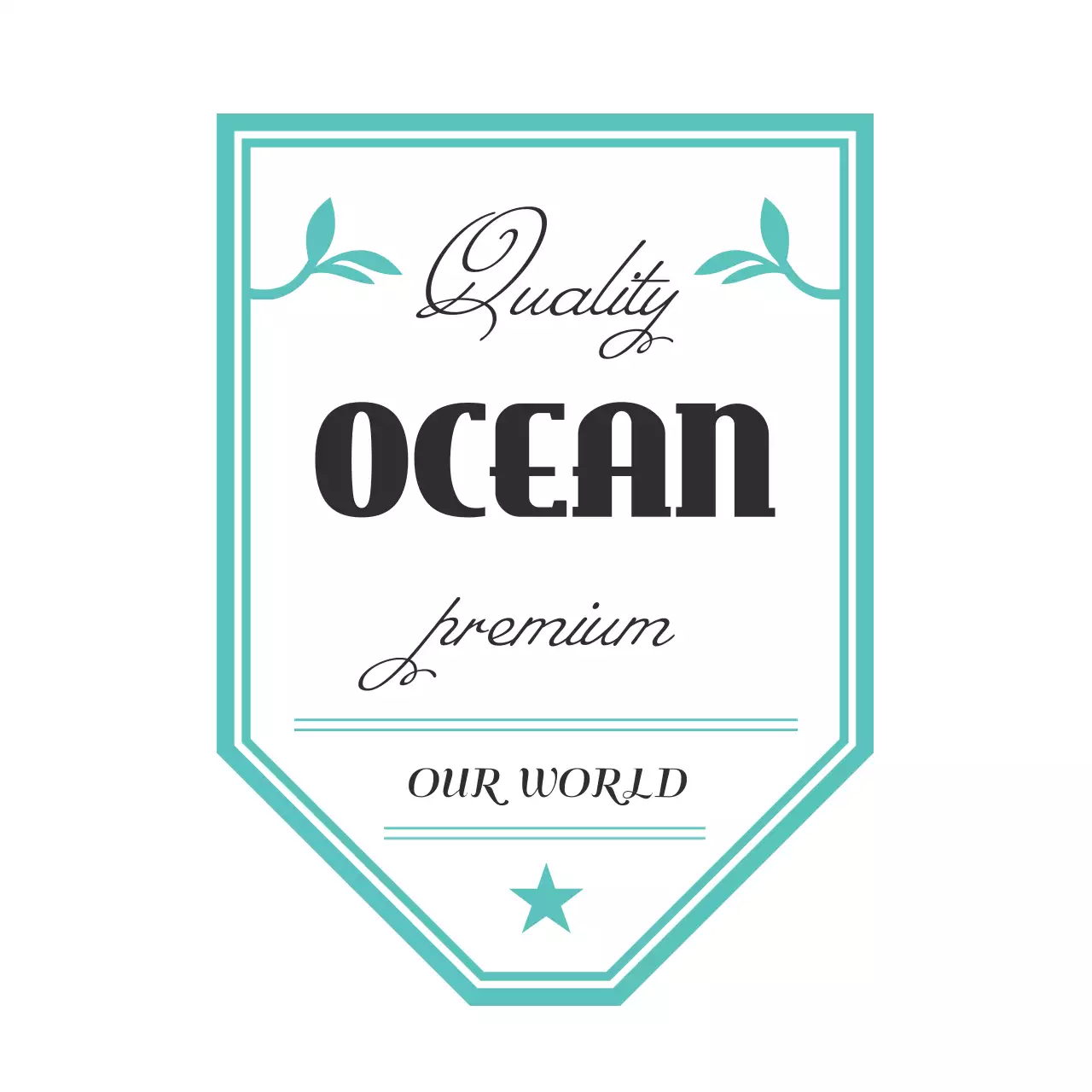 白 シンプル プレミアム ラベル ロゴ